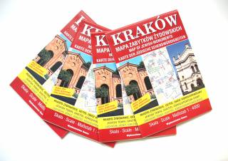 Plan zabytków żydowskich Krakowa