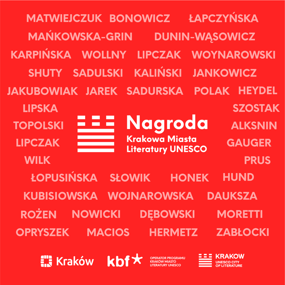 Ogłaszamy wyniki I edycji konkursu o Nagrodę Krakowa Miasta Literatury UNESCO!