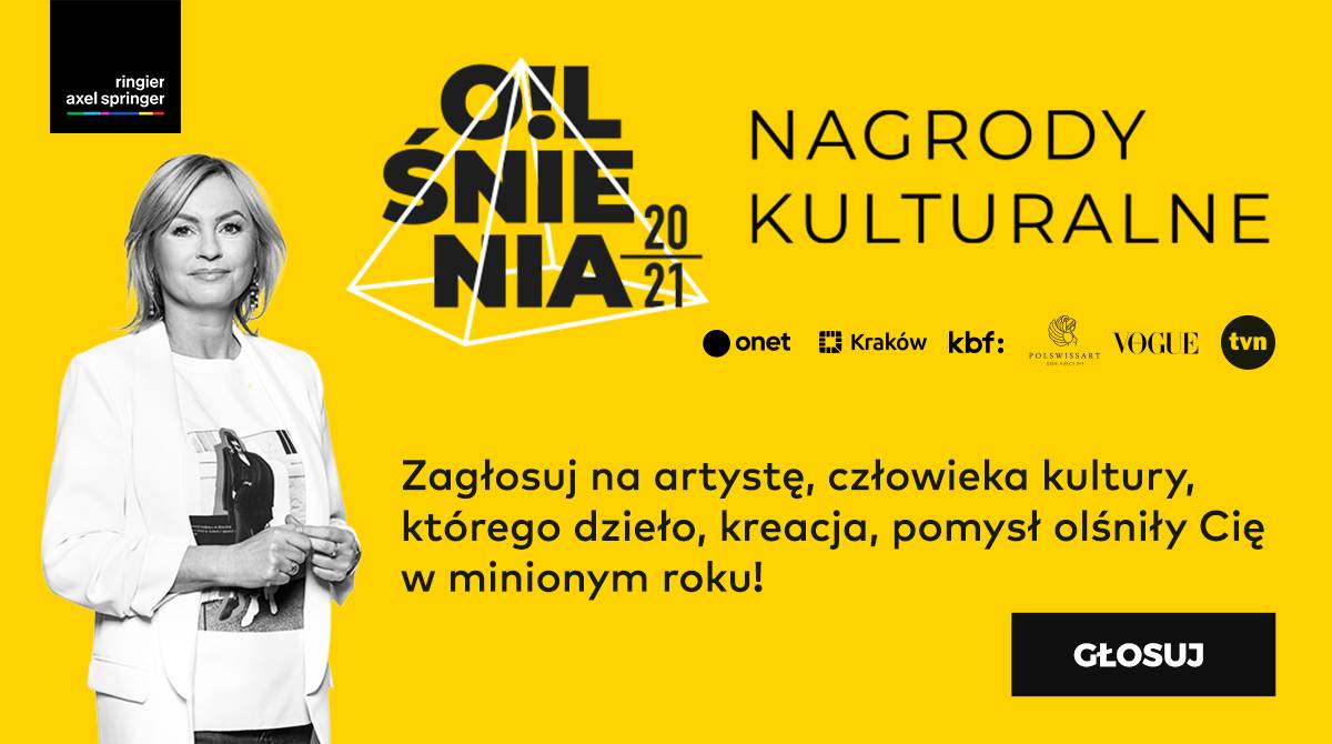 O!Lśnienia – Nagrody Kulturalne Onetu i Miasta Kraków – rusza głosowanie internautów