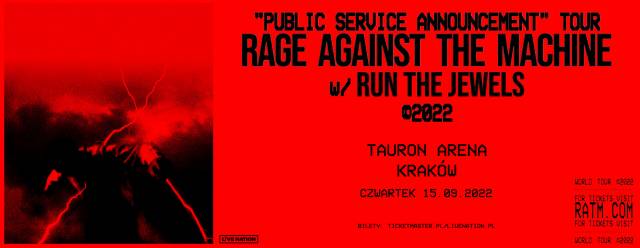 Rage Against the Machine: Public Service Announcement Tour [CANCELED]