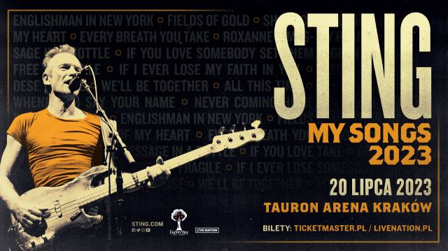 Sting: My Songs 2023 at Tauron Arena Kraków