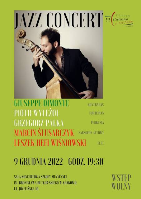 Koncert jazzowy Giuseppe Dimonte