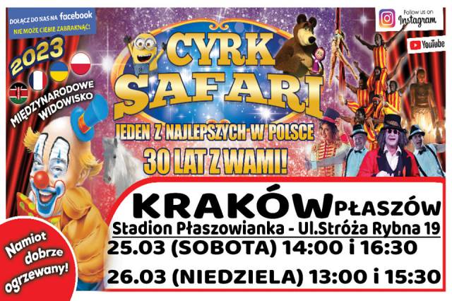 Cyrk Safari w Krakowie