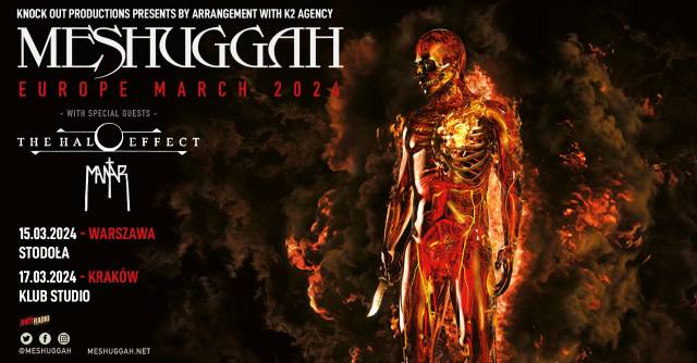 Meshuggah, The Halo Effect, Mantar at Studio