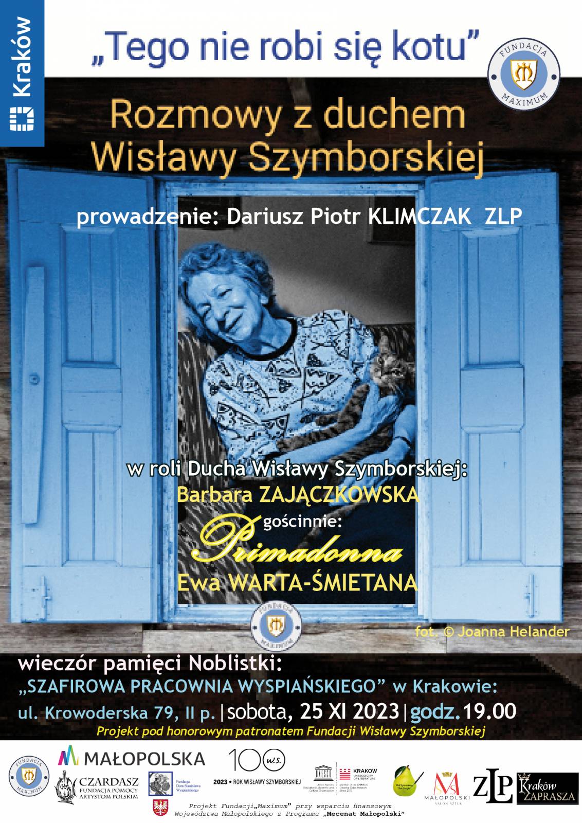 Wieczór poświęcony pamięci Wisławy Szymborskiej 
