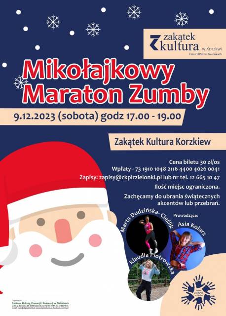 Mikołajkowy Maraton Zumby
