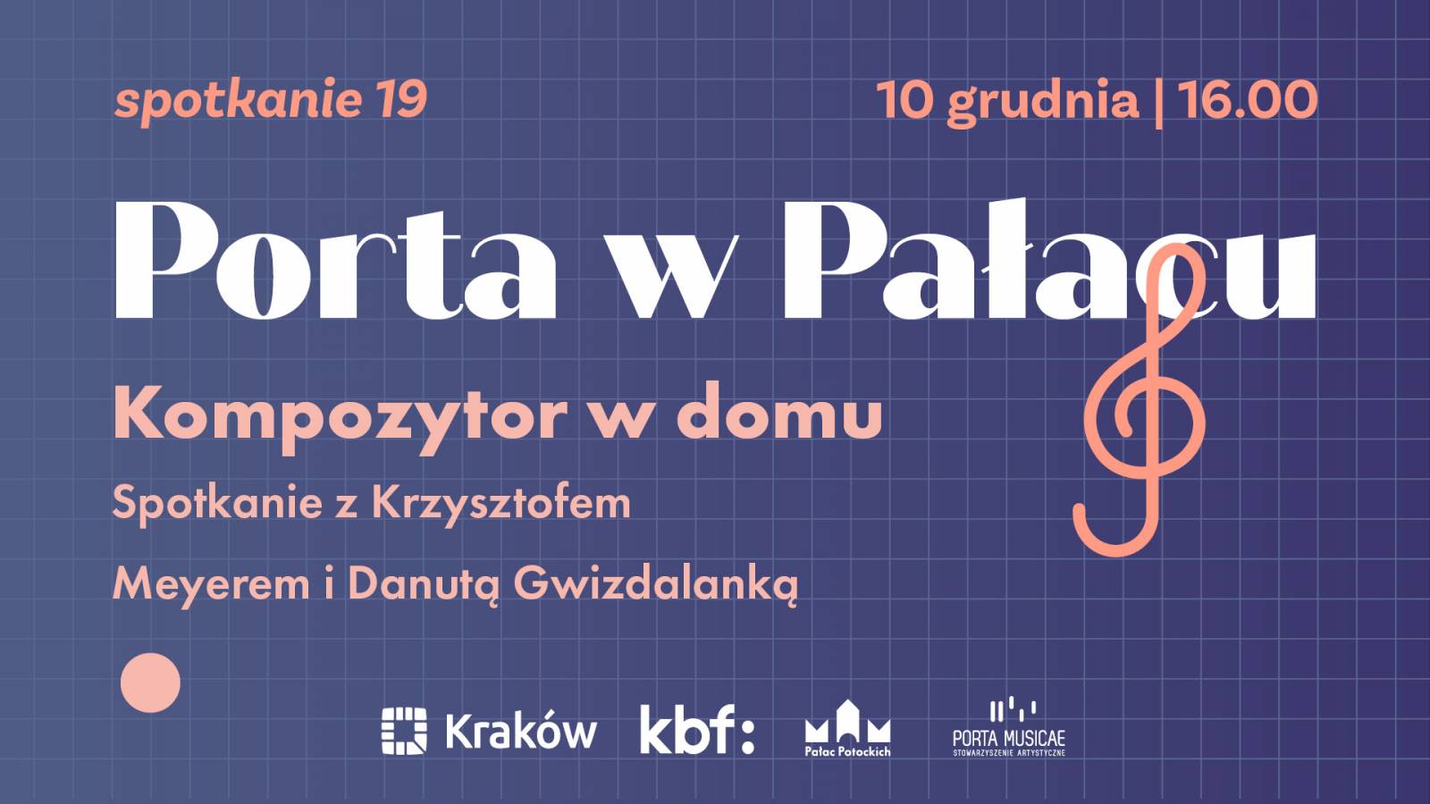 Porta w Pałacu: Kompozytor w domu. Spotkanie z Krzysztofem Meyerem i Danutą Gwizdalanką